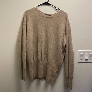 Vince brown 100% cashmere sweater